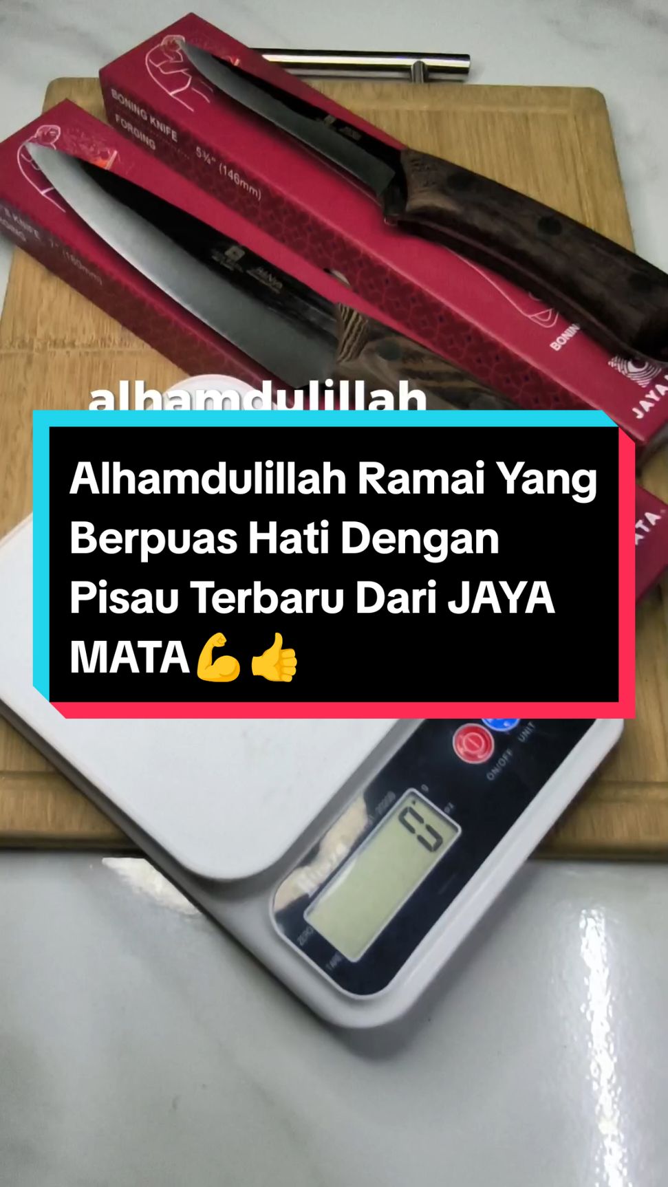 Membalas kepada @pakcik_hard Alhamdulillah Tuan meman puas hati pisau terbaru dari JAYA MATA👍💪 #jayamata #pisaulapah