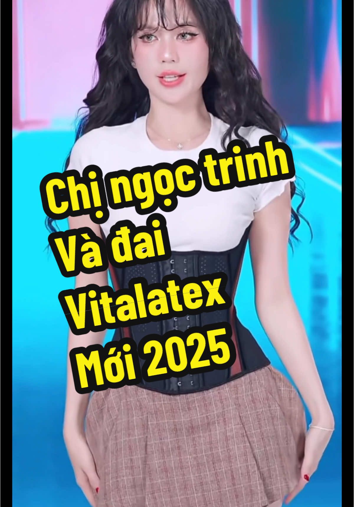 Chị ngọc trinh mặc đai vitalatex bên em , đẹp quá đẹp luôn ạ #dainitbung #latexhangdumuc #latexvita #vitalatex #ngoctrinh 