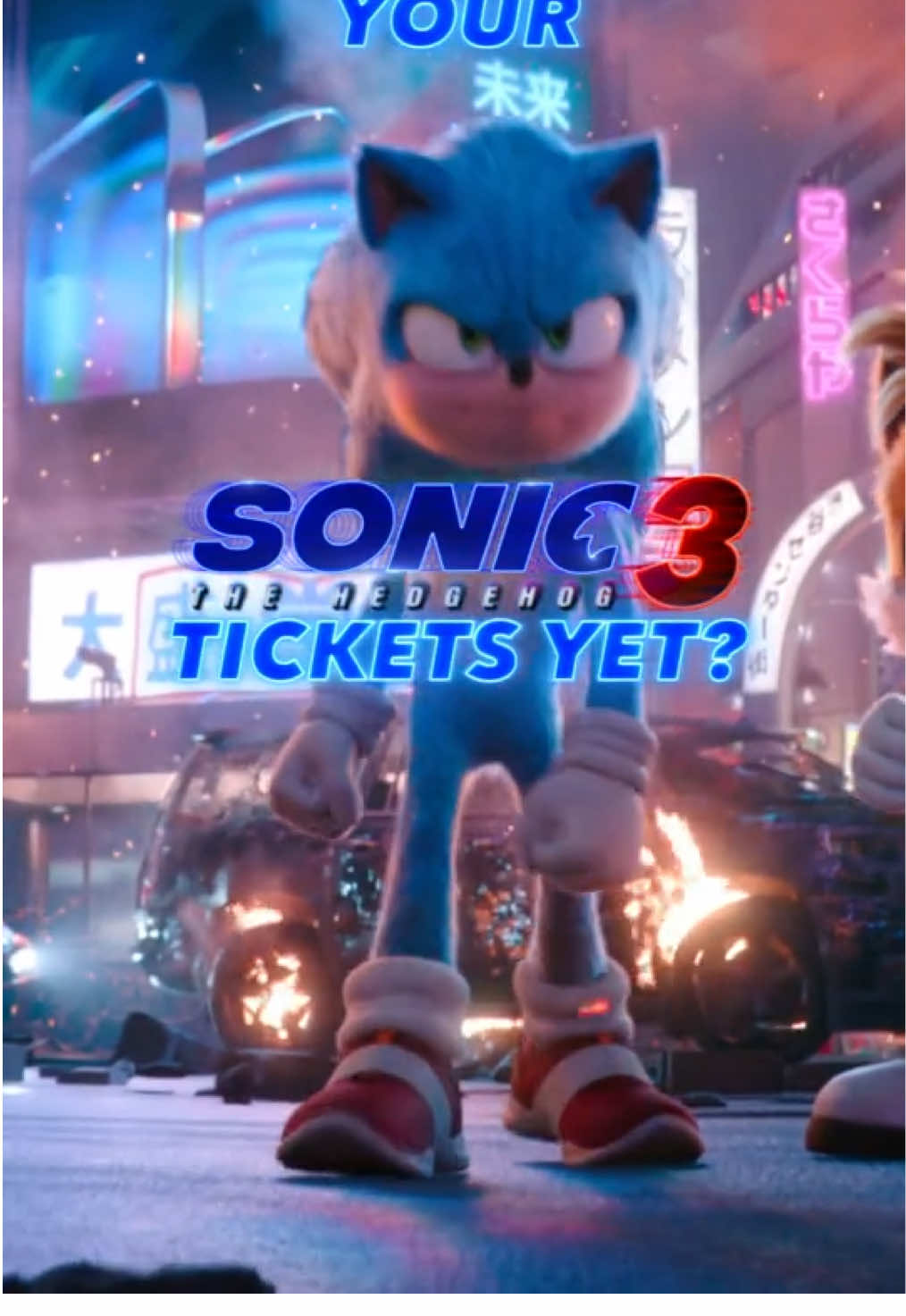 Get ready for an epic movie night. #SonictheHedgehog3 hits theatres Dec 20.