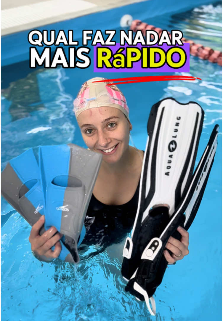 Nadadeira X Pés de pato #natação #swim #swimming #natacion #pool #viraltiktok #viraltiktok #challenge #desafio #nadadeiras 