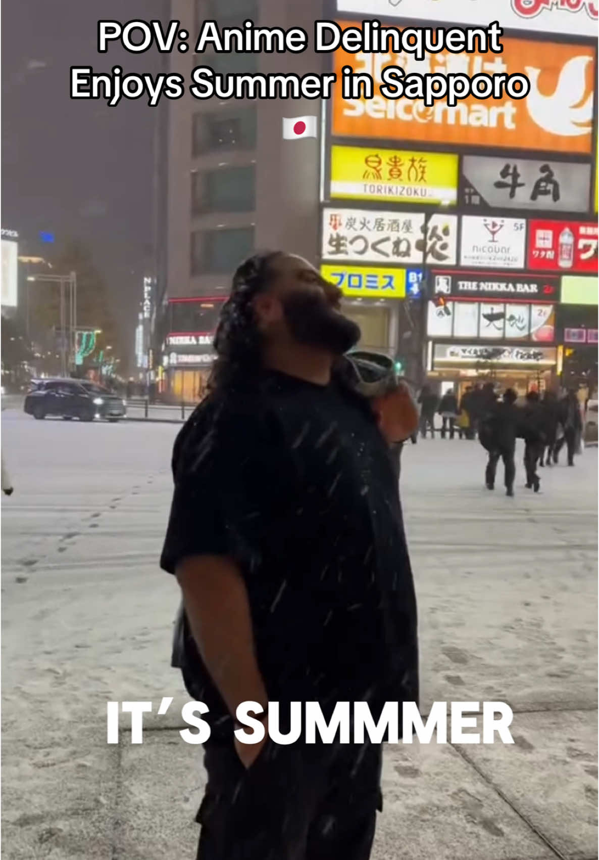 So hot ☀️ #blackbeard #zehahaha #kurohige #onepiece #animedelinquent #animebully #anime #fyp #tokyorevengers #fableanime #natsu #Summer #snow #winter #hokkaido #sapporo #japan #nippon #hot #nihongo #niceweather #sapporoイケちゃん 