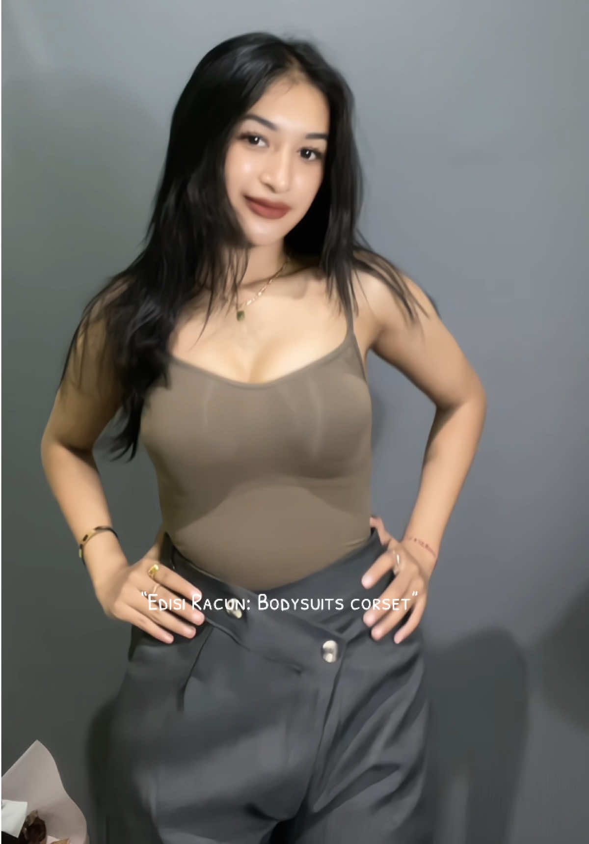 Wajib punya nih cewek”😩, bodysuite corset biar ngebentuk badan juga🥵👆🏻 #bodysuitcorset #corsettanktops #corset 