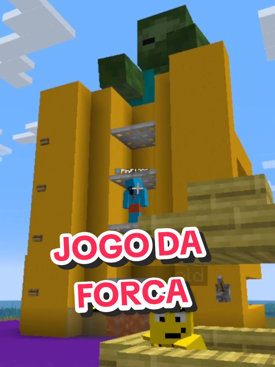 a Vida do seu amigo está em suas mãos - Forca #matoshi #foryoupage #fyp #games #minecraftmemes #Minecraft 