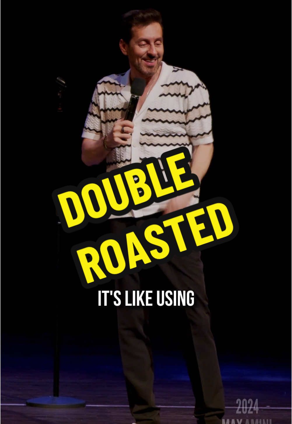 Don't roast twice, unless you're okay with overcooked 😎 🥵 #roast #badidea #maxamini #standupcomedy #fyp 