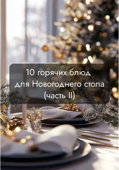 1. Куриное филе в сливочном соусе с грибами Ингредиенты: Куриное филе — 500 г Шампиньоны — 200 г Сливки 20% — 200 мл Лук — 1 шт. Чеснок — 2 зубчика Растительное масло — 2 ст. л. Соль, перец, зелень — по вкусу Приготовление: Нарежьте куриное филе небольшими кусочками, шампиньоны — пластинками, лук — кубиками. Обжарьте лук и чеснок на масле до мягкости, добавьте курицу и готовьте до золотистой корочки. Добавьте грибы, обжарьте ещё 5 минут. Влейте сливки, посолите, поперчите. Томите под крышкой 10 минут. 2. Медальоны из свинины с розмарином Ингредиенты: Свинина (вырезка) — 600 г Оливковое масло — 2 ст. л. Розмарин — 2 веточки Чеснок — 2 зубчика Соль, перец — по вкусу Приготовление: Нарежьте свинину на медальоны толщиной 2 см. Разогрейте масло в сковороде, обжарьте чеснок и розмарин для аромата. Уберите их, обжарьте медальоны по 3 минуты с каждой стороны. Посолите, поперчите, доведите до готовности в духовке при 180°C в течение 10 минут. 3. Рыба под овощной шубой Ингредиенты: Филе белой рыбы (треска, хек) — 500 г Морковь — 1 шт. Лук — 1 шт. Сметана — 100 мл Сыр — 100 г Соль, перец — по вкусу Приготовление: Натёртую морковь и нарезанный лук обжарьте на растительном масле. Выложите рыбу в форму, посолите, поперчите. Сверху разложите овощи, полейте сметаной, посыпьте сыром. Запекайте при 180°C 20–25 минут. 4. Овощной рататуй Ингредиенты: Баклажаны — 2 шт. Кабачки — 2 шт. Помидоры — 3 шт. Перец болгарский — 1 шт. Лук — 1 шт. Чеснок — 2 зубчика Оливковое масло — 2 ст. л. Итальянские травы — по вкусу Приготовление: Нарежьте все овощи тонкими кружочками. Выложите в форму для запекания чередующимися слоями. Полейте маслом, посыпьте травами. Запекайте при 180°C 30–40 минут. 5. Запечённые куриные ножки с медово-горчичным соусом Ингредиенты: Куриные ножки — 8 шт. Мёд — 2 ст. л. Горчица — 1 ст. л. Соевый соус — 2 ст. л. Чеснок — 2 зубчика Приготовление: Смешайте мёд, горчицу, соевый соус и измельчённый чеснок. Обмажьте маринадом куриные ножки, оставьте на 1 час. Запекайте при 200°C 40 минут, периодически поливая маринадом. 6. Треска с лимонно-чесночным соусом Ингредиенты: Филе трески — 600 г Лимон — 1 шт. Чеснок — 2 зубчика Оливковое масло — 2 ст. л. Соль, перец, зелень — по вкусу Приготовление: Выложите треску на противень. Полейте соком лимона, смажьте измельчённым чесноком и маслом. Запекайте при 180°C 20 минут. 7. Картофельный гратен с сыром Ингредиенты: Картофель — 500 г Сливки — 200 мл Твёрдый сыр — 100 г Чеснок — 1 зубчик Соль, перец — по вкусу Приготовление: Нарежьте картофель тонкими ломтиками, выложите в форму слоями. Залейте сливками, посыпьте тёртым сыром. Запекайте при 180°C 40–50 минут. 8. Говядина с овощами в соевом соусе Ингредиенты: Говяжья вырезка — 500 г Болгарский перец — 1 шт. Кабачок — 1 шт. Лук — 1 шт. Соевый соус — 3 ст. л. Чеснок — 2 зубчика Приготовление: Нарежьте говядину и овощи соломкой. Обжарьте мясо на сильном огне до золотистой корочки, добавьте овощи и жарьте 5 минут. Влейте соевый соус, добавьте чеснок, готовьте ещё 5 минут. 9. Запечённая индейка с апельсиновым маринадом Ингредиенты: Филе индейки — 500 г Апельсиновый сок — 100 мл Соевый соус — 2 ст. л. Мед — 1 ст. л. Соль, перец — по вкусу Приготовление: Замаринуйте индейку в смеси апельсинового сока, соевого соуса и мёда на 2 часа. Запекайте при 180°C около 30 минут. 10. Паста с морепродуктами в сливочном соусе Ингредиенты: Спагетти — 300 г Креветки, мидии — 300 г Сливки 20% — 200 мл Чеснок — 2 зубчика Оливковое масло — 2 ст. л. Соль, перец — по вкусу Приготовление: Отварите пасту до состояния аль денте. Обжарьте морепродукты с чесноком на масле 2 минуты. Влейте сливки, посолите, поперчите, готовьте 3–5 минут. Смешайте с пастой перед подачей. #рецепт #новыйгод #меню #рекомендации 