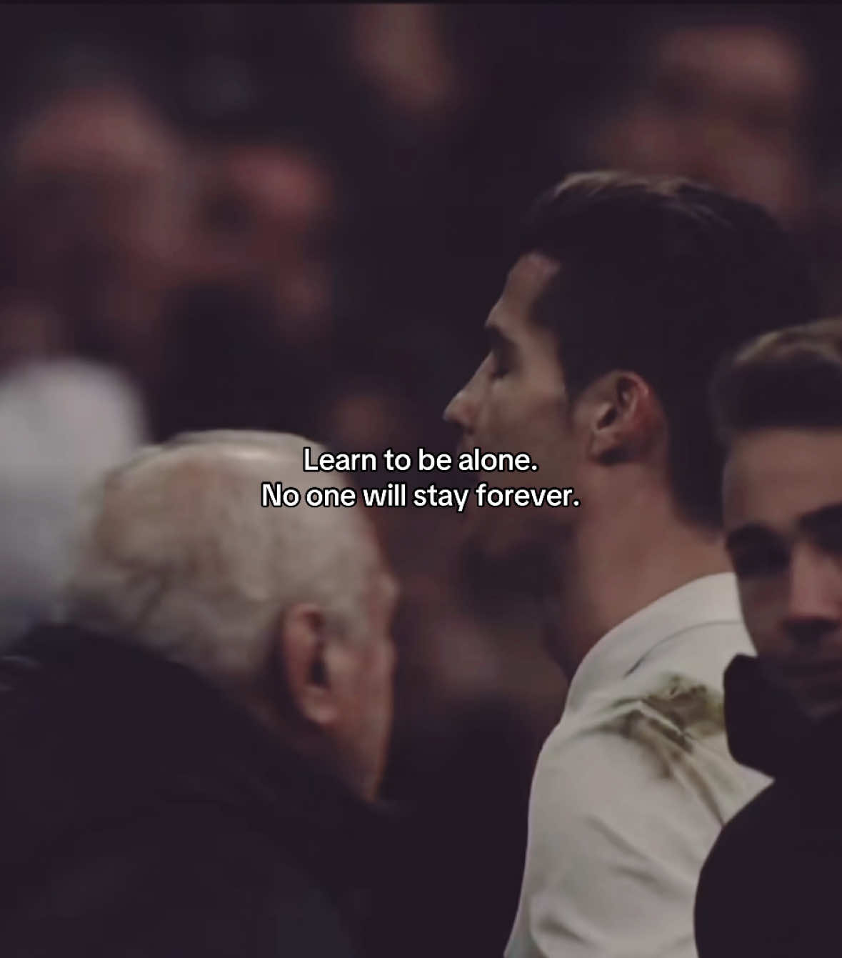 Learn to be alone. No one will stay forever. #cristiano #ronaldo #cristianoronaldo #cr7 #ucl #championsleague #realmadrid #portugal #real #madrid #alnassr #manu #juventus #goat #mbappe #kylian #kylianmbappe #neymarjr #football #mentality #mindset #progress #neymar #fyp #foryou #viral #english #mindset #sport #selfdevelopment #Summer #season #summerseason #quote #thought #selfimprovement #quotes #self #development #improvement 