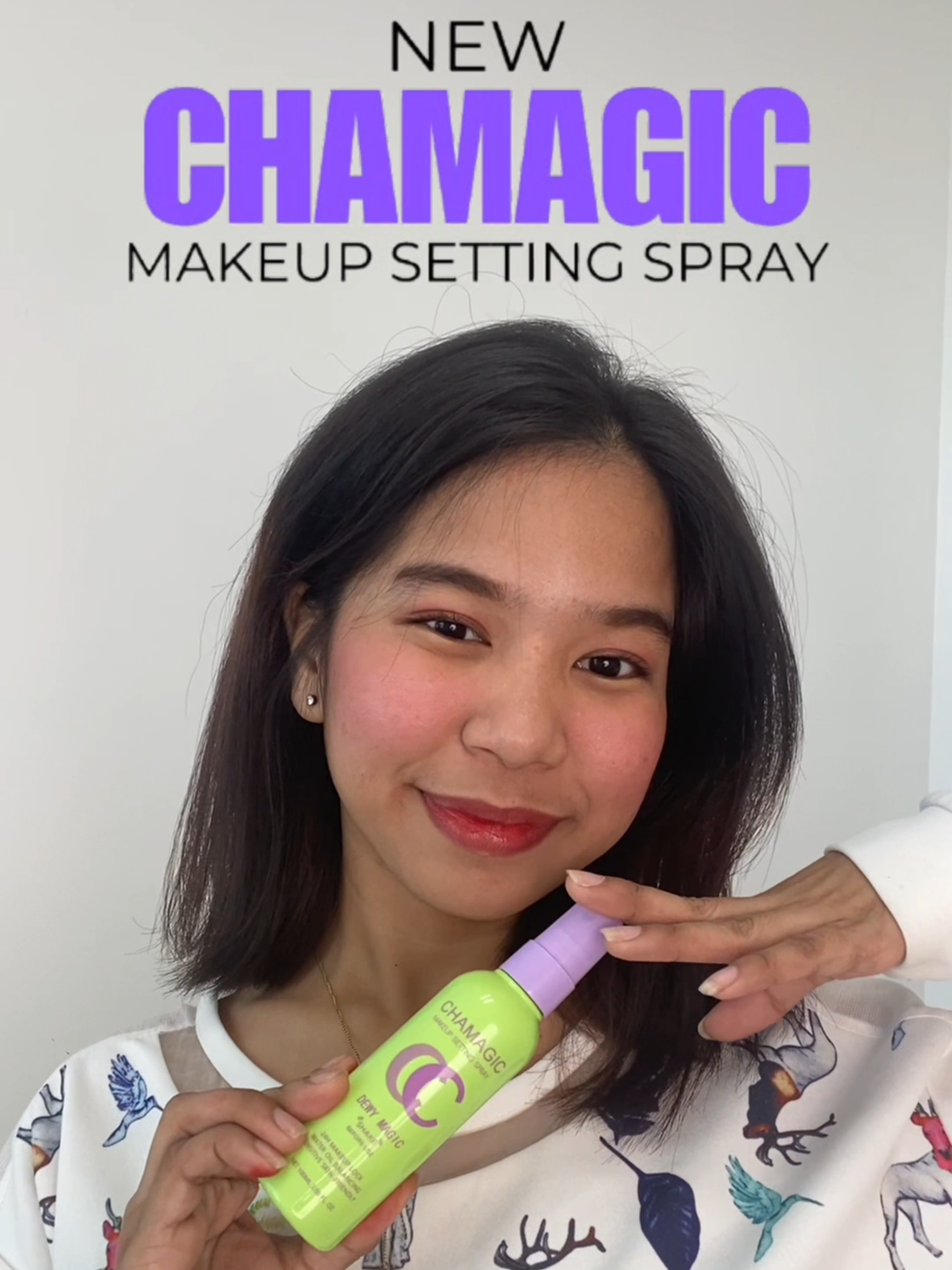 Say goodbye to dullness and hello to a moist appearance with our chamagic setting spray designed for dry skin. Don't miss out on exclusive discounts during our live event! 💫 #ChamagicPH #Chamagic #SettingSpray #24hourMakeupLock #MatteFinish #DewyFinish #DewyFinishSettingSpray #MatteFinishSettingSpray