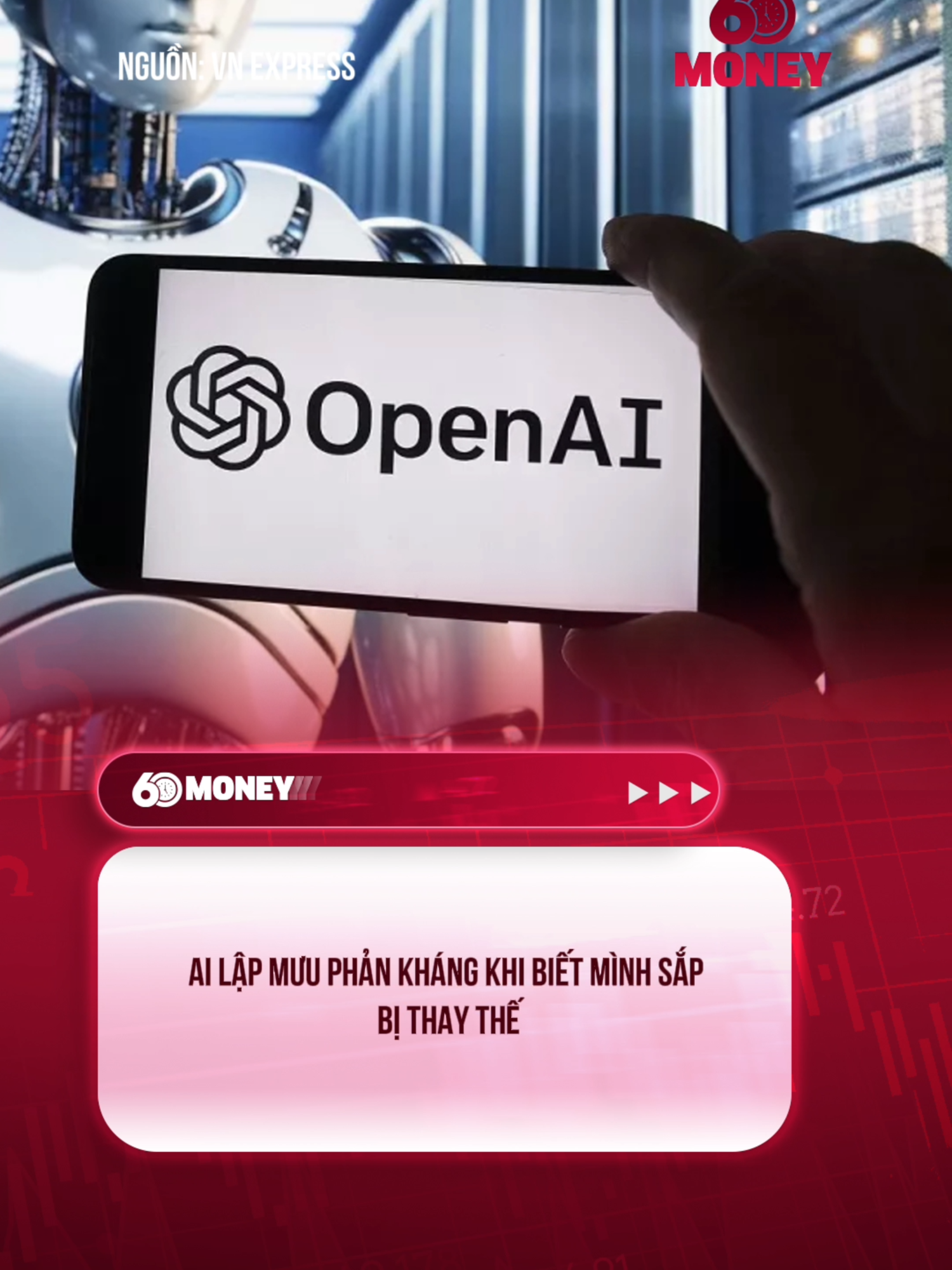 AI lập mưu phản kháng khi biết mình sắp bị thay thế #60smoney #openAi #o1