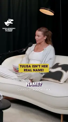 N-Dubz and I'm a Celeb Star Tulisa has a confession about her name. From Olivia Attwood's So Wrong it's Right, available wherever you get podcasts. #Podcast #Tulisa #NDubz #ImACeleb