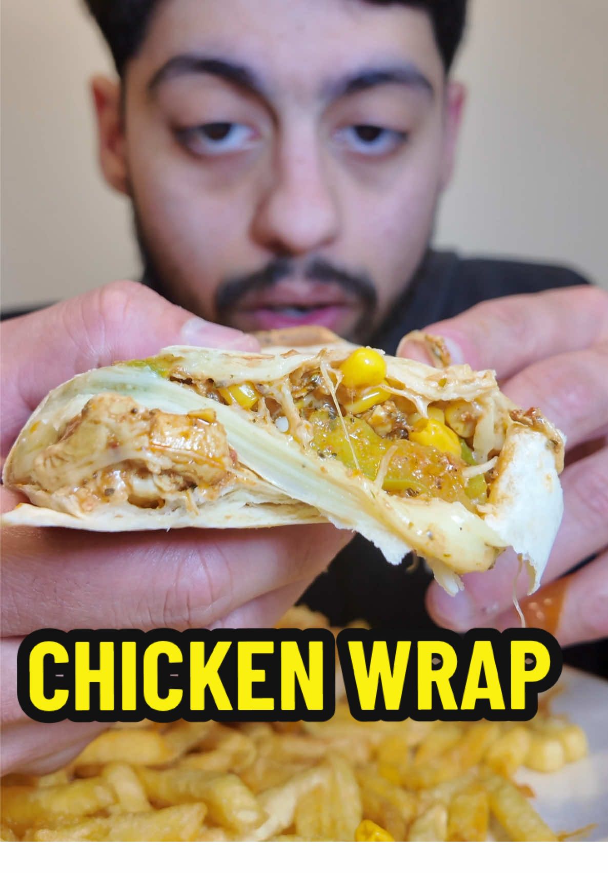 CHICKEN WRAP 😋 #chickenwrap #wrap #burrito #burritomukbang #asmr #food #chipotle #eating #mukbang #FoodTok #chefeats #chefeatsfood #burrito #messyeating #mukbang #asmr #food #chipotle #burritomukbang #chickenburrito  #asmrsounds #asmreating #eatwithme #burritos #burritotok #burritotime #Foodie #foodtok #cheftalks 