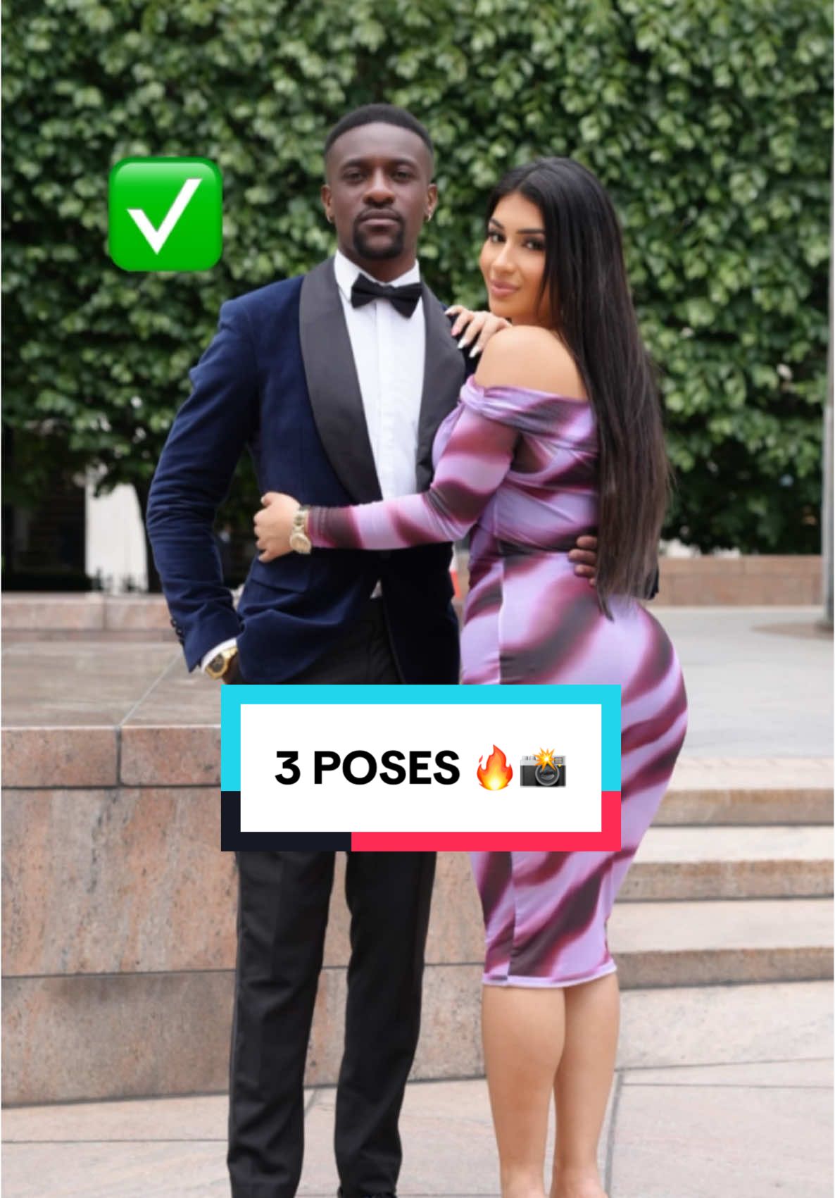 3 Poses 📸 #poseideas #couple #coupleposes #posingtips #posingtipsandtricks #style 