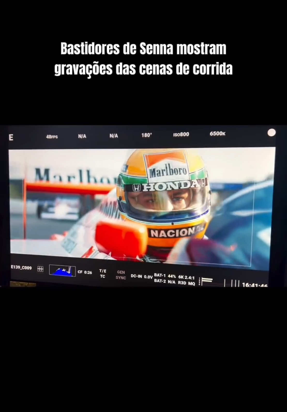 Impressionante, né? #senna #gabrielleone #netflix #ayrtonsenna 