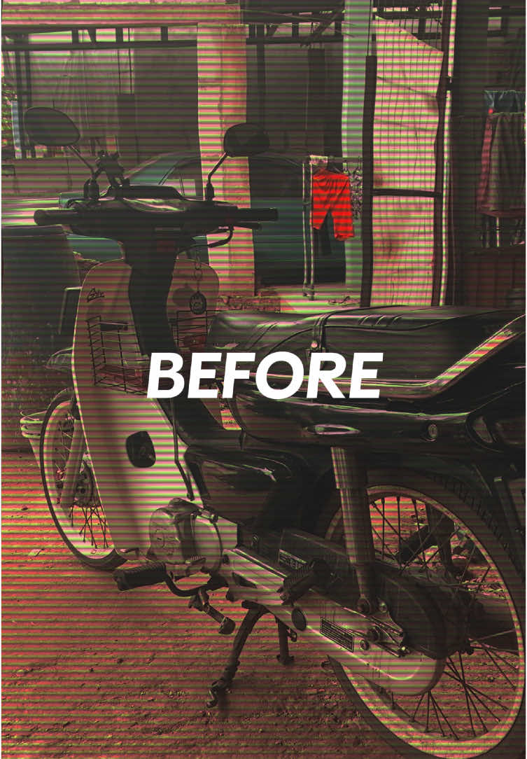 Adulnya Before-After.. yamayammmm #astrea #honda #motorklasik #beforeandafter #indonesia #🇲🇨 #unggasenthusiast 