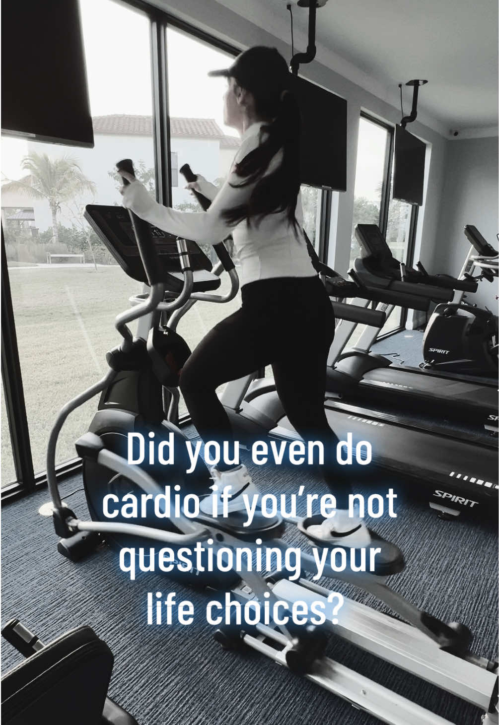 Share with a friend that can relate 😵‍💫 Let’s finish out 2024 strong and keep pushing through 💪👏 ✨Day 8 of cardio every day til Christmas✨  #creatorsearchinsights #nogymmotivation #gymmotivation #cardiochallenge #fitmom #nike