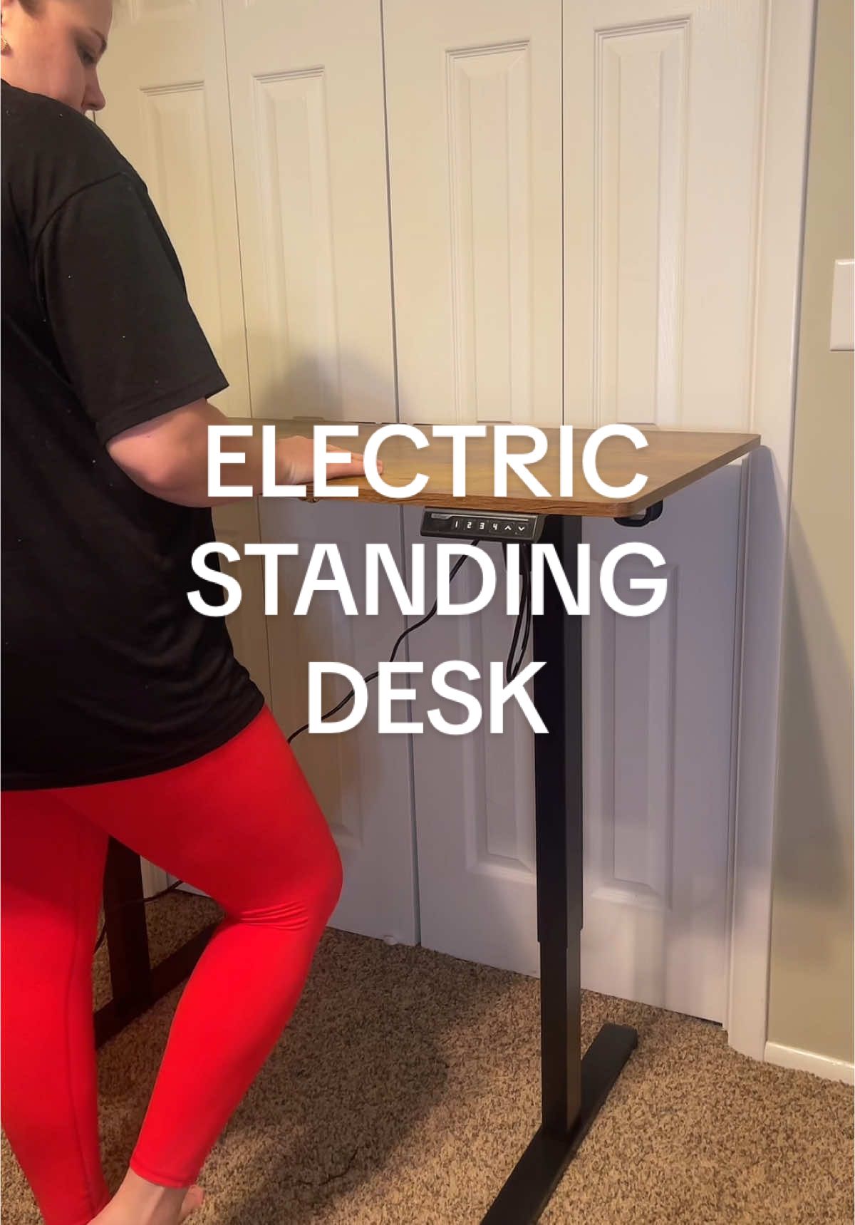 $89!!!! Ive wanted a standing desk for SO LONG!! This one is standing and sitting so a freaking WIN!!! @HUANUO #standingdesk #electricdesk #desk #officedesk #officesupplies #workfromhome #wfh #wfhlife #wfhmom #holidayhaul 