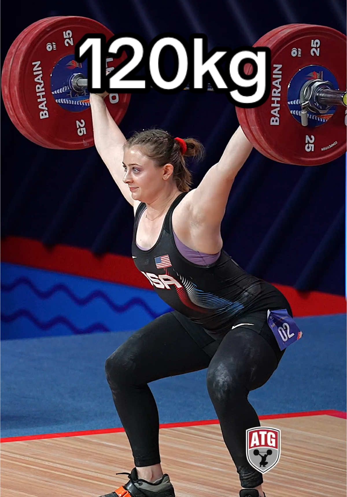 21 y/o Olivia Reeves (71kg USA 🇺🇸) 120kg / 265lbs! 🥈Sn 2024 World Weightlifting Championships 