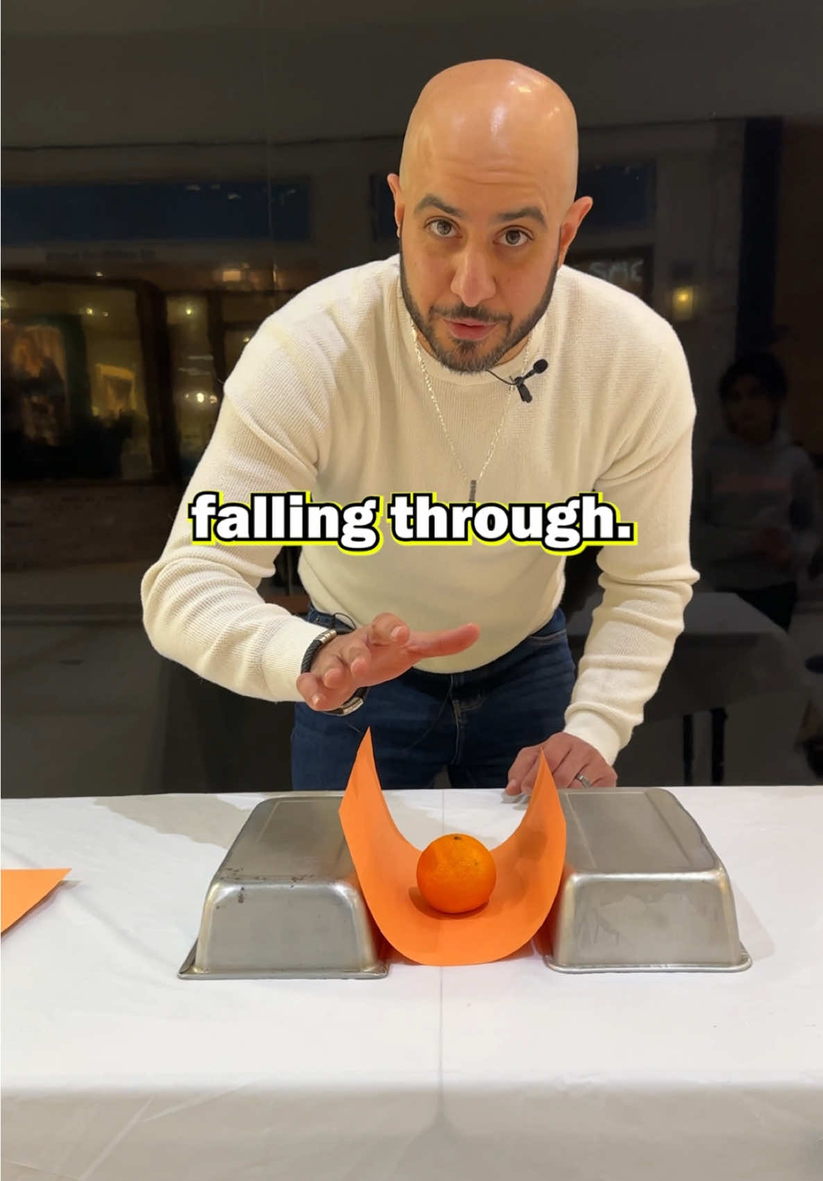 🧠🍊 Orange On Paper Challenge.. No Falls! #gameshow #braingame #brainteaser #puzzlegame #puzzle 