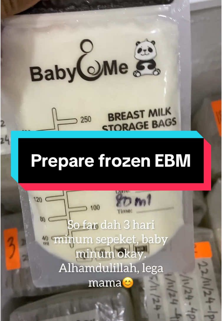 Lets prepare frozen EBM with me! So far my baby have no issue with frozen EBM. Alhamdulillah! Here is how i did milkbrick @Atul  Here is my tips to get flatten milkbricks @Atul  #ebm #breastmilkstorage #breastmilktok #pumpingmom #momlife #postpartumjourney #momhacks #breastmilkjourney #breastfeedingjouney #milkbrick #milkbrickstorage #frozenebm #asmr