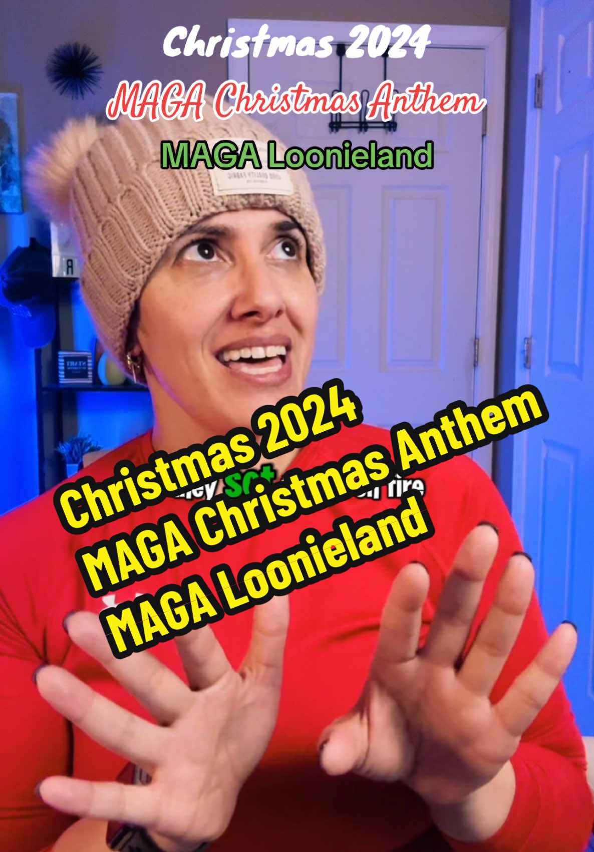 This MAGA Loonieland Christmas Anthem is perfect for them. #christmas #singalong #funnysong #fafo 