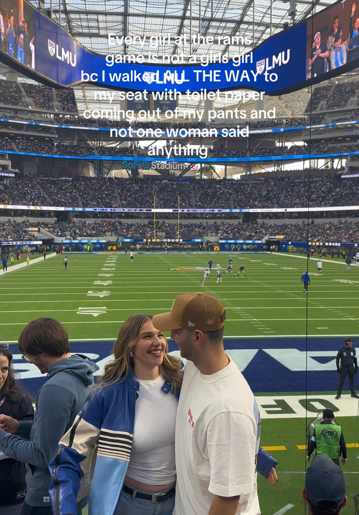 and then i had to sit there in the embarrassment knowing what the people behind me have seen 🤦🏼‍♀️ #justagirl #dayinthelife #Vlog #losangeleslife #ramshouse #nflmemes #girlsgirl 