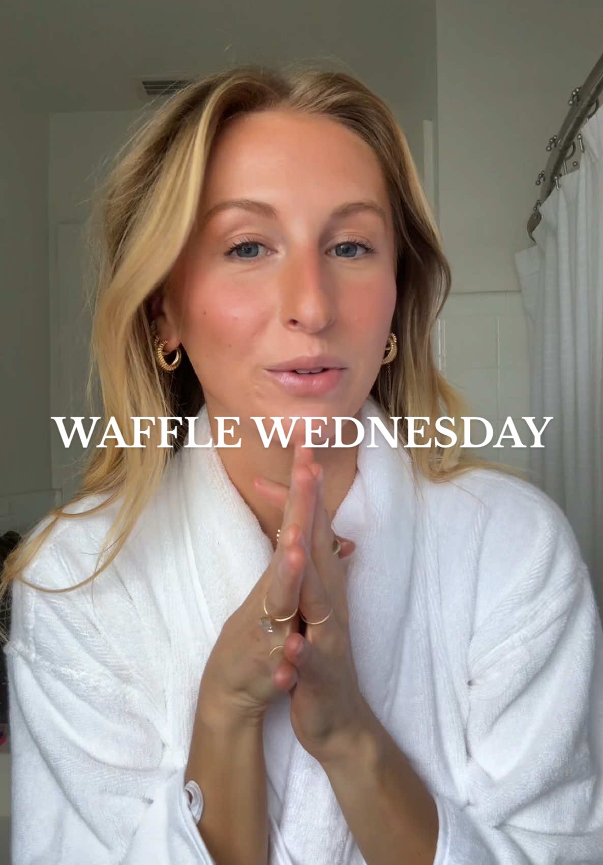 waffle wednesday!!! wish i knew who we got this from 🧇 ps. new makeup is @Iconic London & @BASMA Beauty 