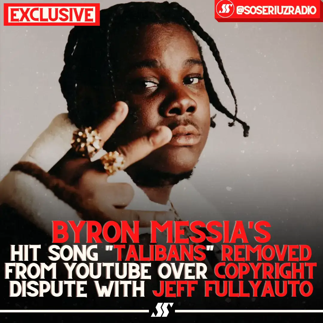 Byron Messia’s hit song “Talibans” taken down from YouTube due to copyright dispute with Jeff FullyAuto 🫢 Does it sound similar 🤔⬇️ #byronmessia #jefffullyauto #jamaicantiktok #fypviral 