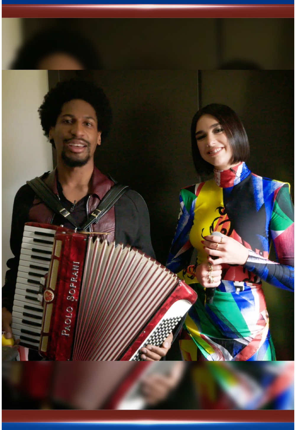 In need of a lift? @Dua Lipa and @Jon Batiste got you covered! #Colbert #Throwback #DuaLipa #JonBatiste