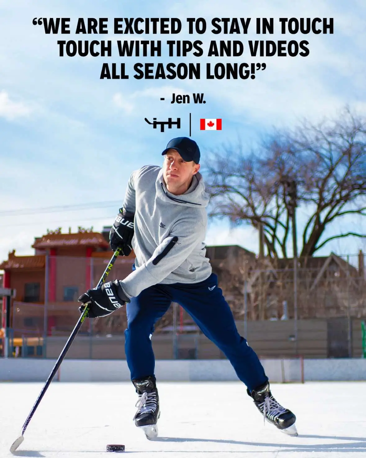 Download the iTrain Hockey+ App today with your 7-day free trial! 700+ hockey training video library, join our 10,000+ member community of hockey players from all over the world and start playing the best hockey of your life! 📱🏒