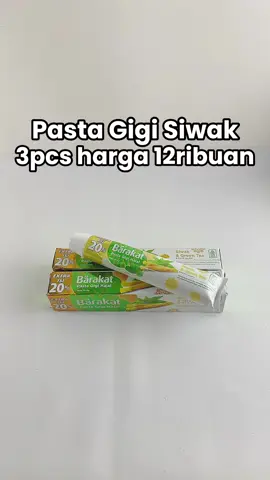 Barakat pasta gigi siwak dan greentea #megaguncang1212 #viralvideo #viraltiktok #fyp #perawatangigi #pastagigi #barakatpastagigi #pastagigisiwak #pastagigisiwakhalal 
