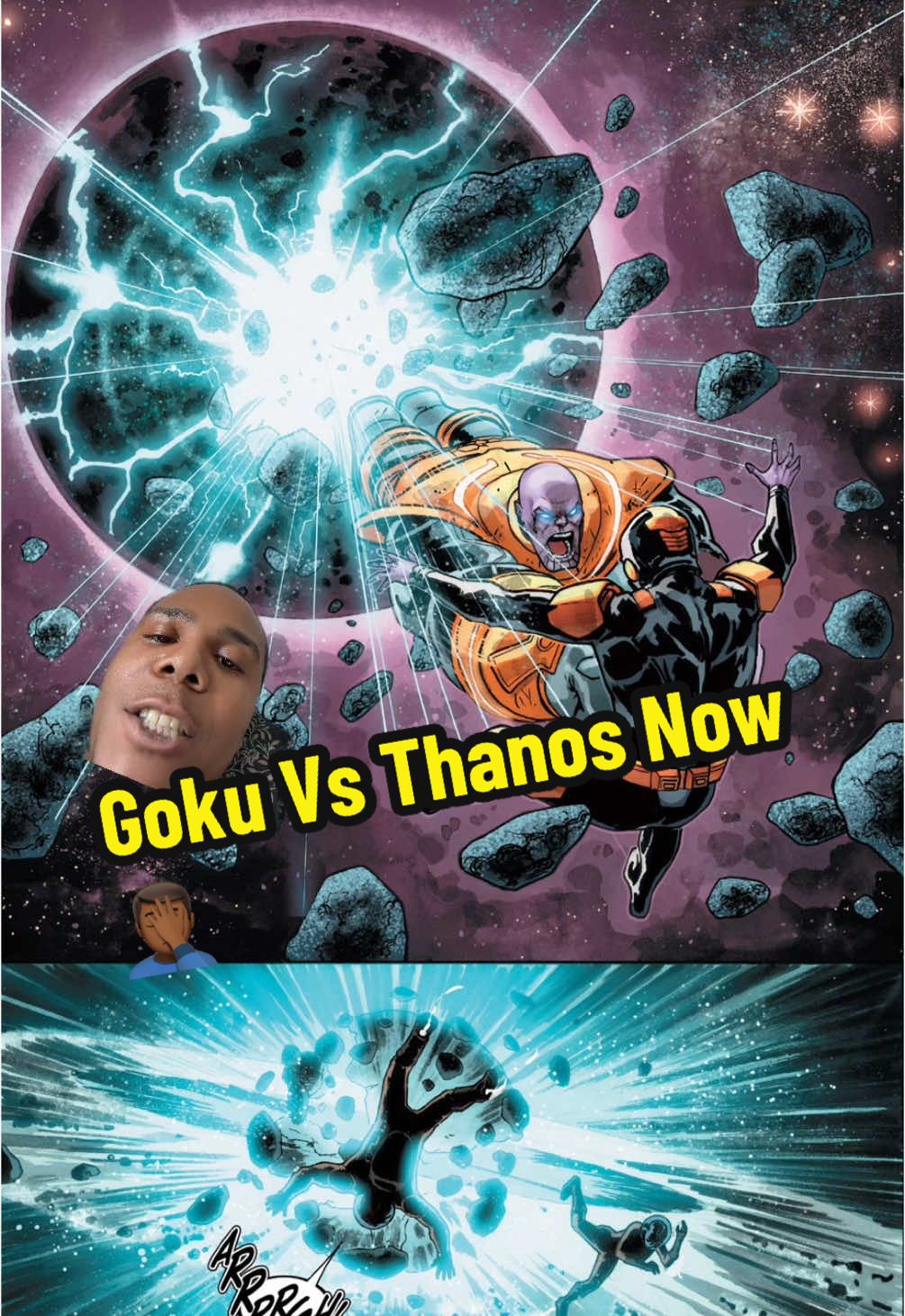 Replying to @Zahdavinci_ U Mean This Goku Vs This Thanos With No Glove The 616 Avatar.?  #myllymylez #Music #rap #xmen #comics #Myllypedia #hellhasangels #hha #anime #marvelcomics #dccomics #goku #naruto #luffy #dbz #mutants #ffy4 #fantastic4 #avengers #mylly #books #audiobooks #reading #marvel #dc #toriko #tmnt #Medaliyon 