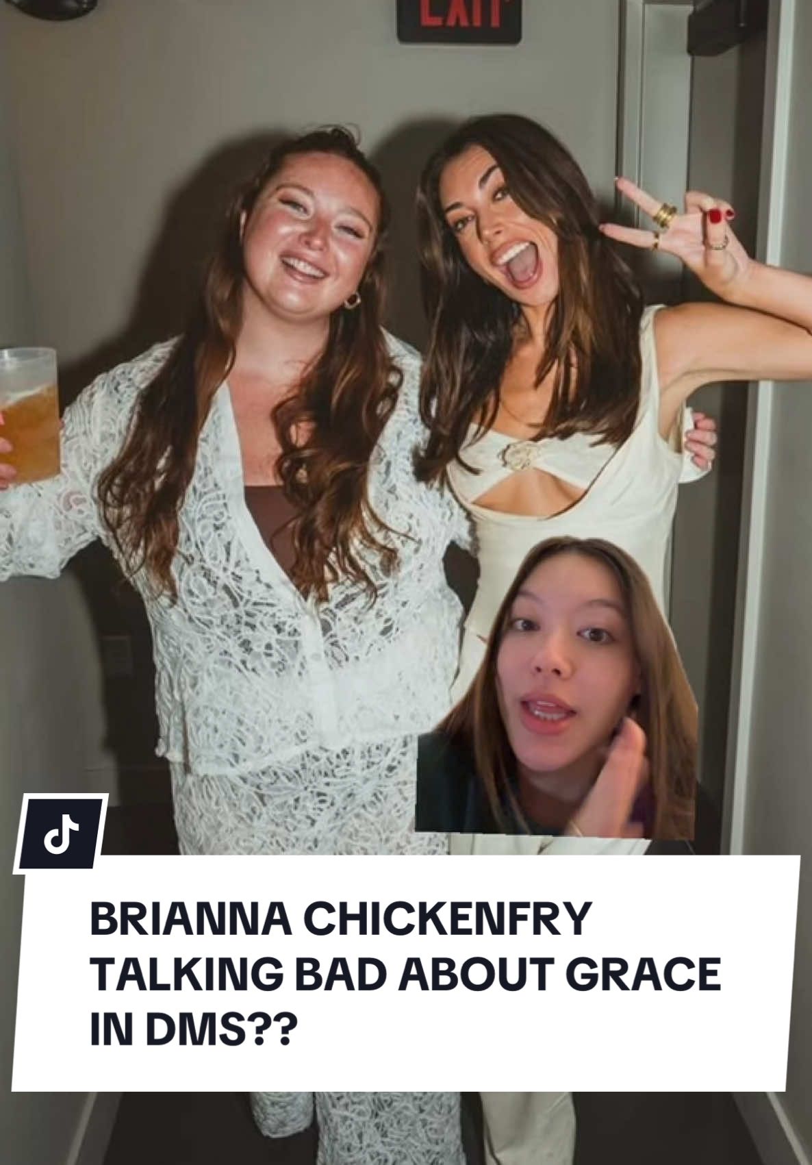 Brianna Chickenfry is now being accused of talking bad about Grace in the dms with fans #briannachickenfry #graceomalley #planbri 