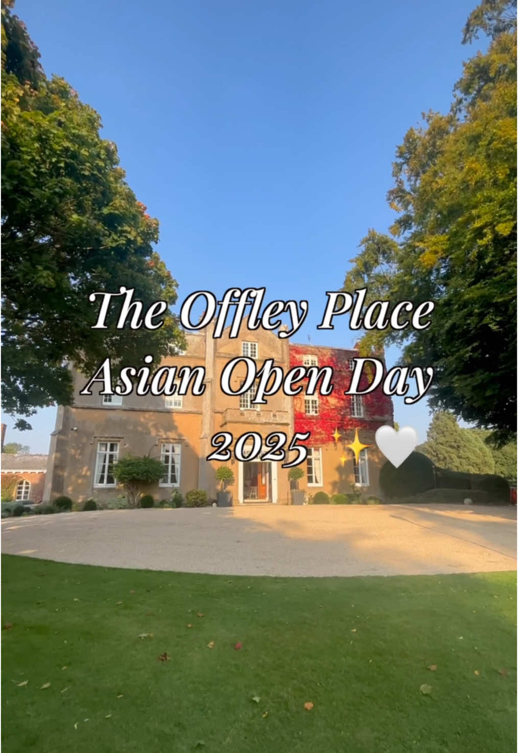 Join us for our Asian Open Day! 🌟 📅 Date: Sunday, 19th January 2025 ⏰ Time: 11:00 AM - 3:00 PM 📍 Location: Offley Place Immerse yourself in the elegance and charm of Offley Place, the perfect backdrop for your dream Asian wedding. 💍✨ Explore our beautiful spaces, connect with trusted Recommended Suppliers, and envision every detail of your special day. Whether you’re just starting your planning journey or ready to finalise the details, our dedicated team will be here to guide you every step of the way. Head to www.offleyplace.com ➡️ Open Day to book your free tickets! 💌 We can’t wait to welcome you on Sunday 19th January 2025! Offley Place Kings Walden Road Great Offley SG5 3DX #offleyplace #dreamweddingvenue #offleyplacewedding #weddingopenday #asianopenday #hertfordshireweddingvenue #dryhireweddingvenue #countrysideweddingvenue #weddinginspo #weddingdecor #fyp 