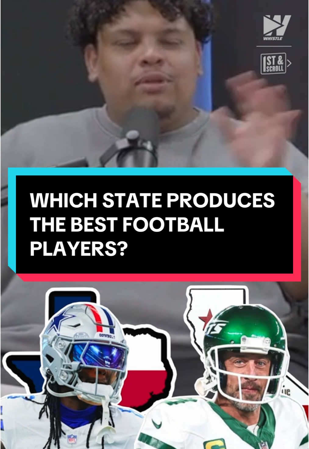 Which state produces the best football players? 👀 @Pick a Side  #NFL #football #nfltiktok #highschoolfootball 