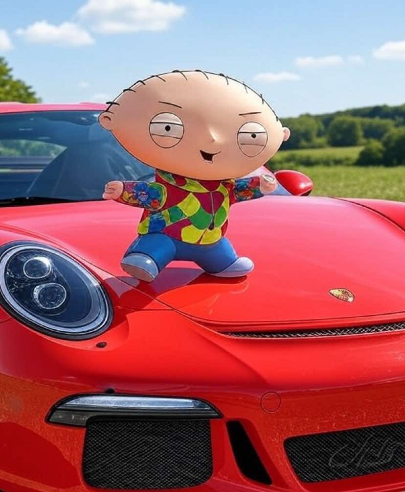 Stewie on his GT3RS 💥 | #car #caredit #porsche #gt3 #gt3rs #stewie #stewiedancing 