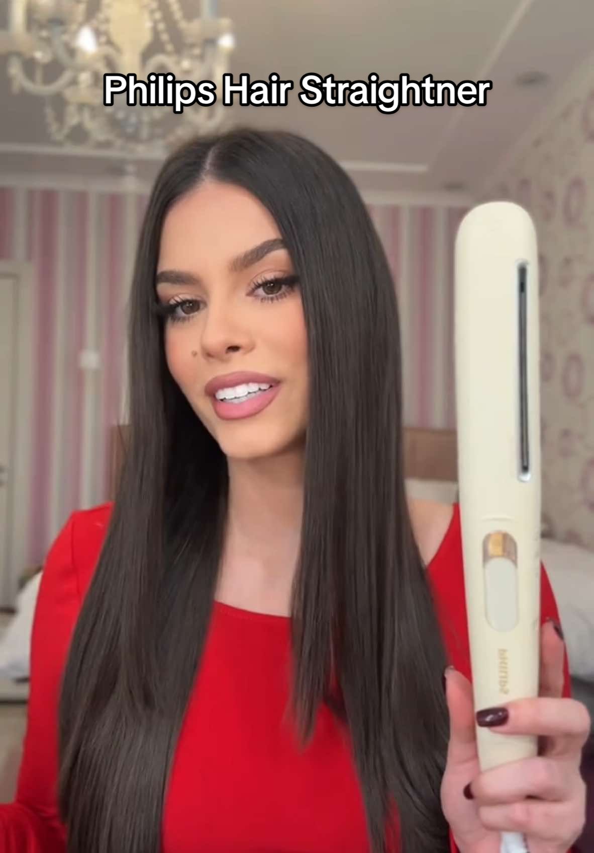 Flokë të drejta pa djegie ✨ Dream come true me Philips @Neptun Kosova #philips #philipssenseiq #hairstraightener #straighthair #hair #hairtok #philipslumea #hairstyle #hairtutorial #floke #floketeshendetshem #kujdesiperfloket #kujdesiperveten💕 