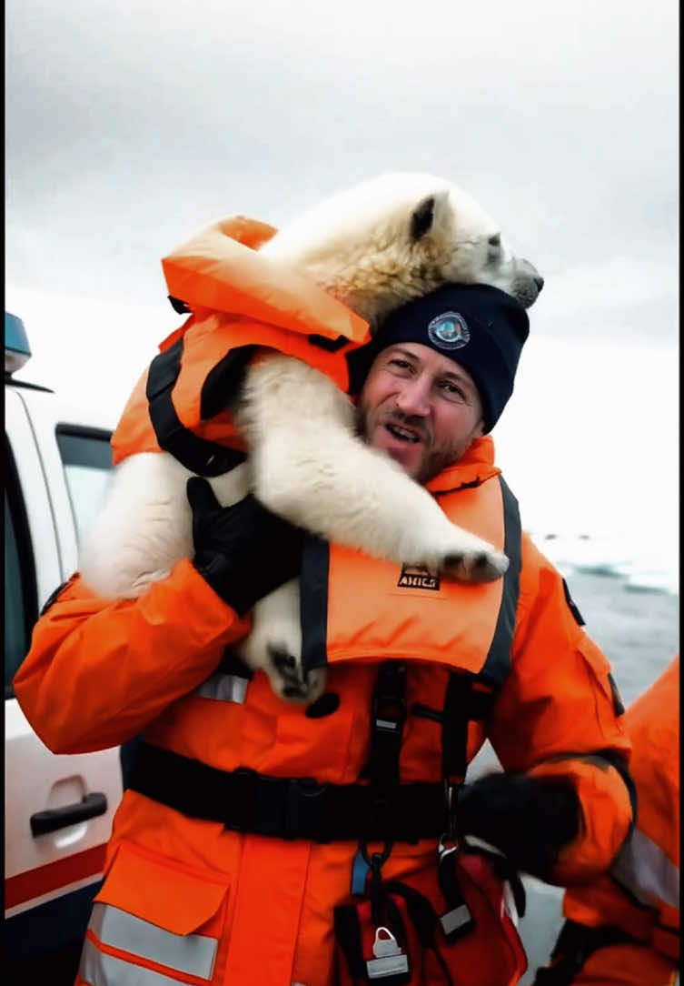 Family Polar Bears Rescue #WildlifeConservation #ArcticAnimals #PolarBearRescue 