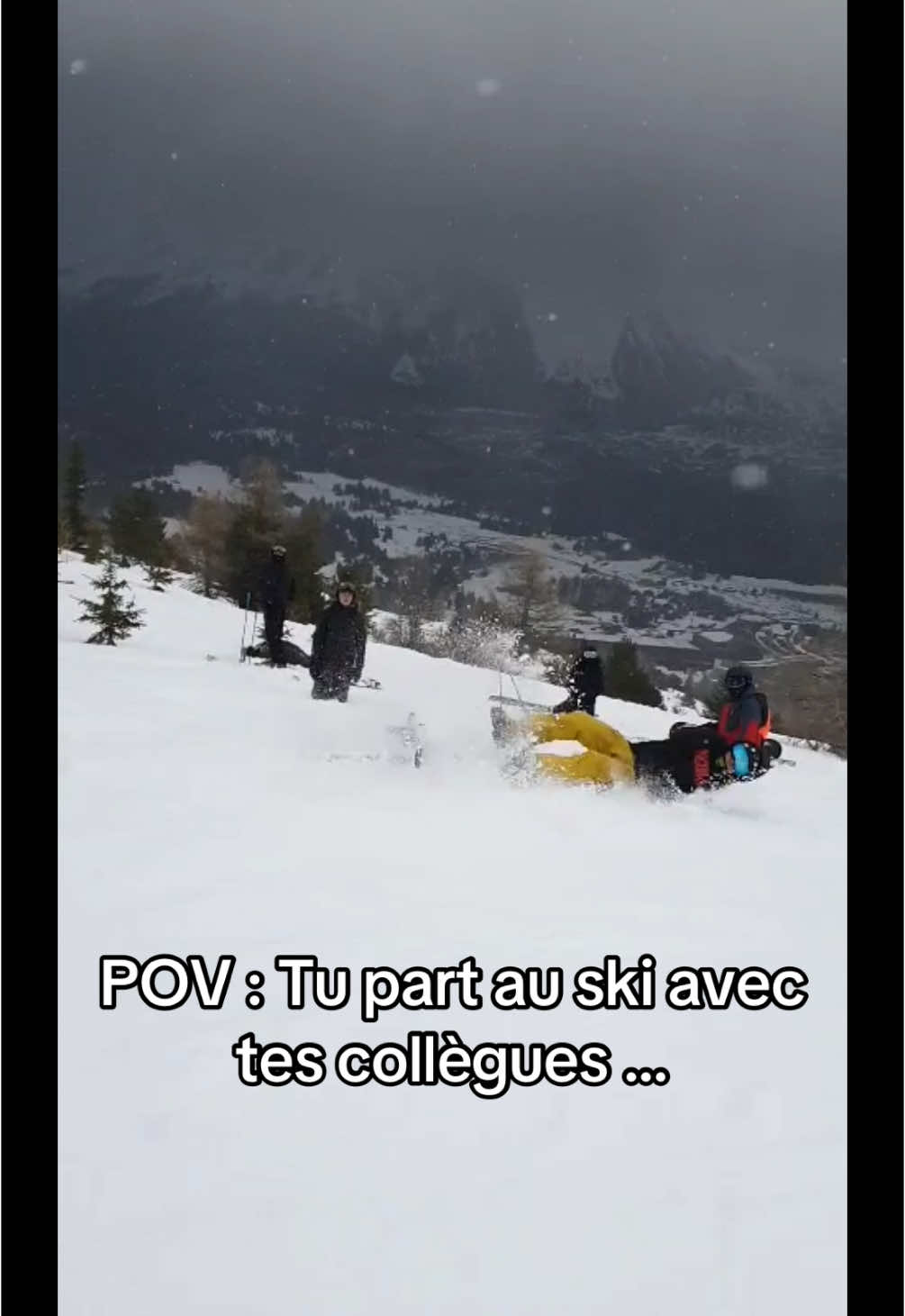 1 week end au ski entre potes 🔥#ski #fyp #pourtoi #percer 