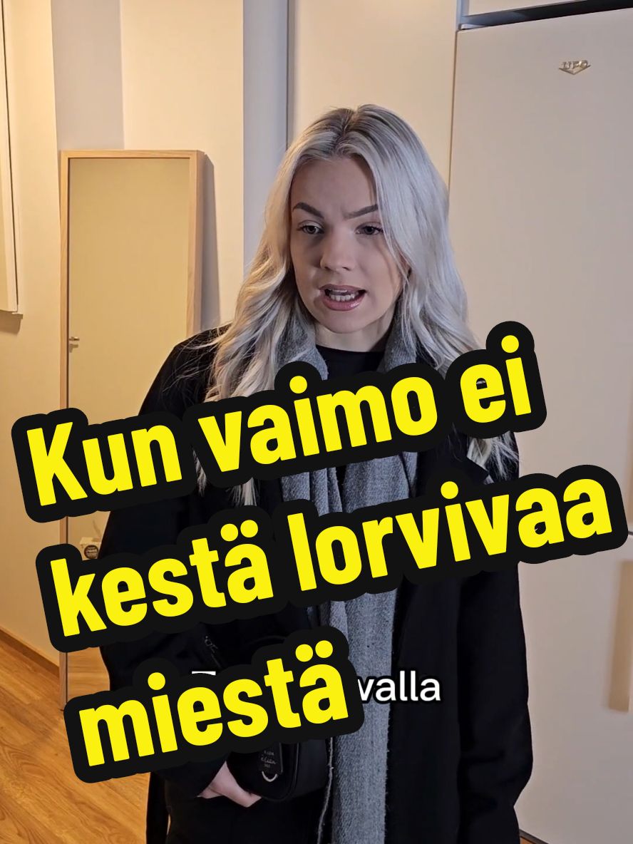 Kun vaimo ei kestä lorvivaa miestä @Hanna🪽 