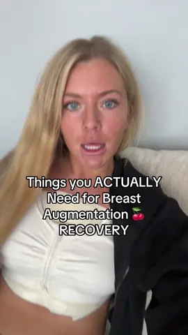 things you ACTUALLY need for your breast augmentation recovery! #breastaugrecoverytips #plasticsurgeryrecovery #🍒job #breastaugmentation 