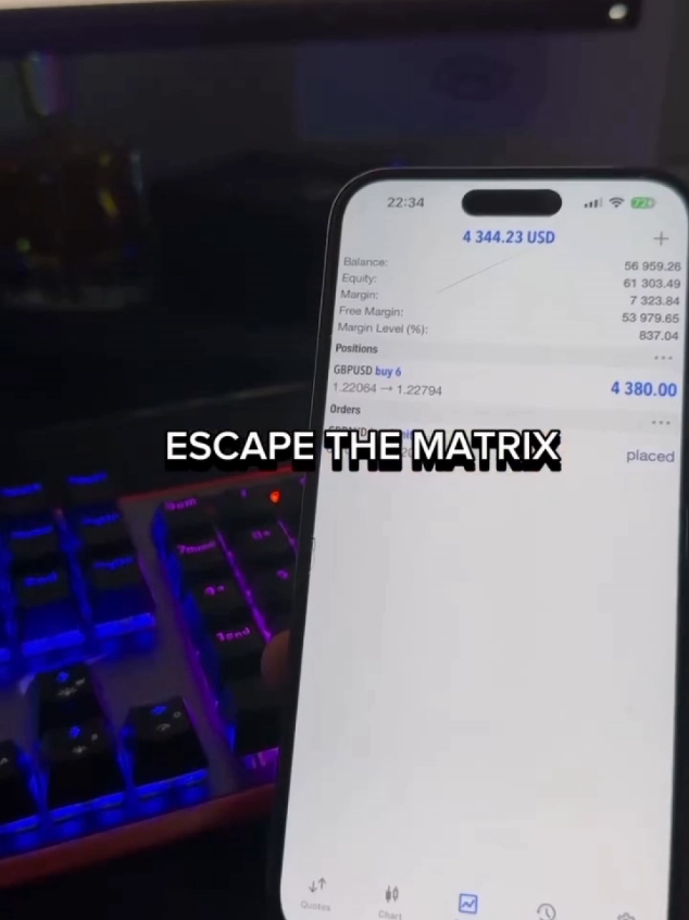 Escape the matrix🔥💸  #tradingforex #forextrader #ict_panther #trading 