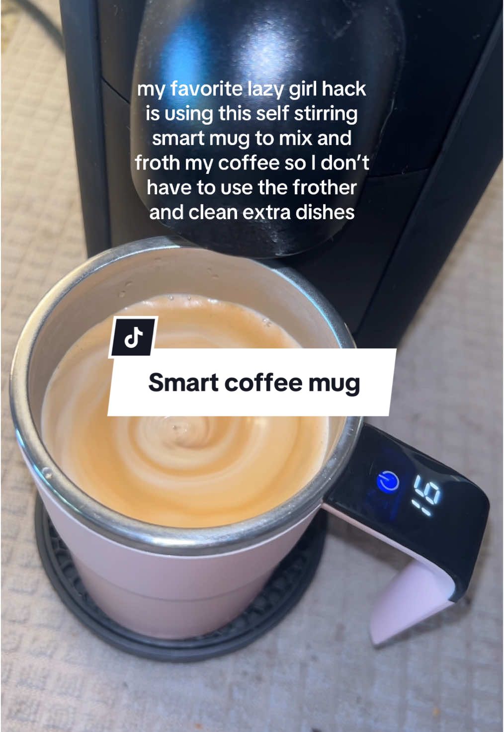 anything to avoid doing dishes 😌 click the link to grab the sale price! #coffee #coffeetiktok #coffeelover #coffeehack #smartmug #automaticmug #tiktokmademebuyit #tiktokshopholidaydeals #holidayhaul #newyearnewaura 