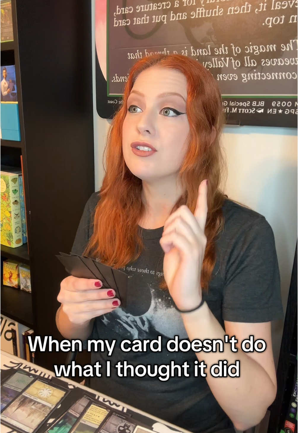 Reading the card explains the card 🤓☝️ #mtgtiktok #mtgfam #mtg #mtgcommunity #magicthegathering #contentcreator #mtggirl #commander #funny 