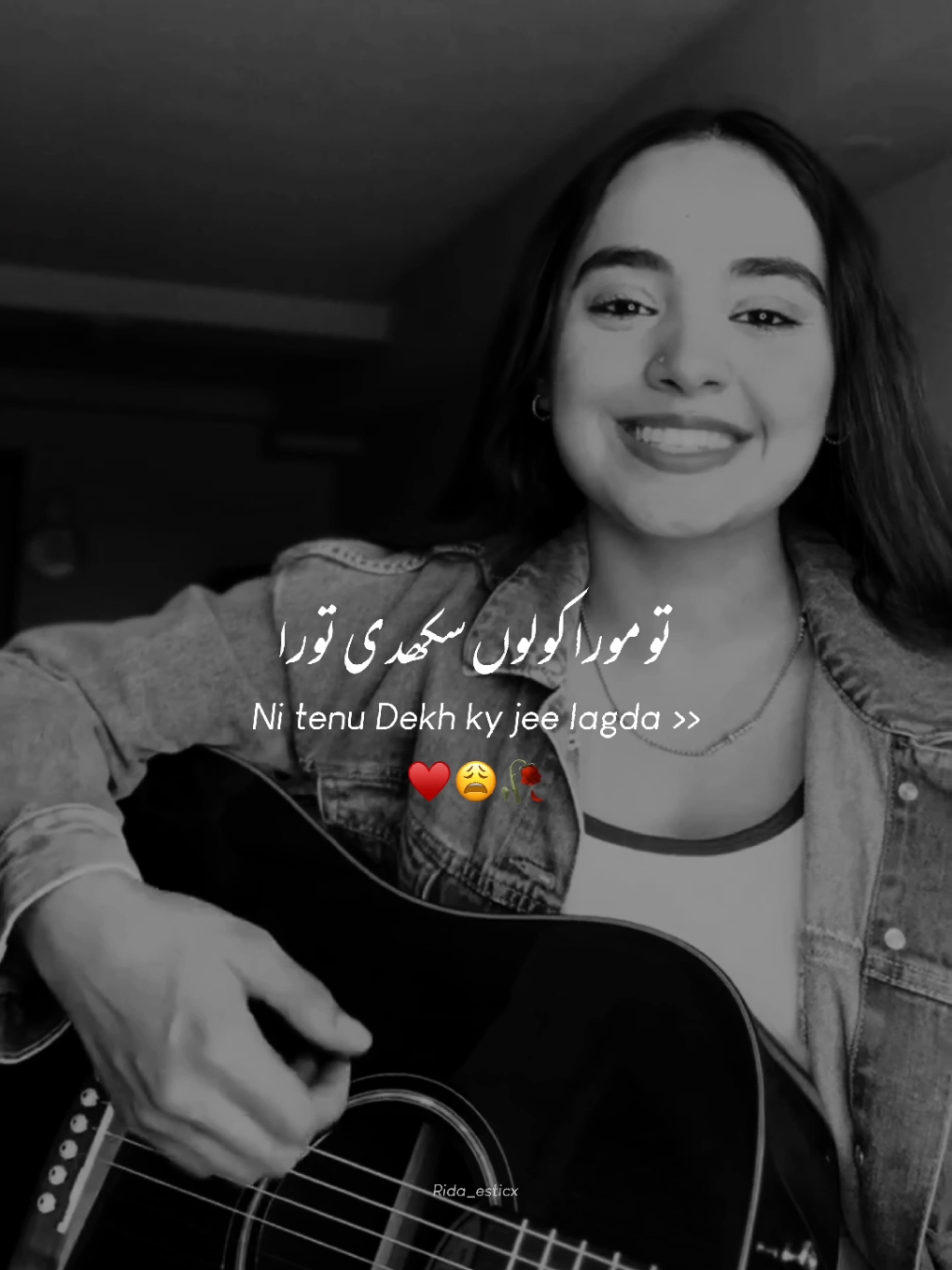 ~Ni tenu Dekh ky jee lagda 😩🥀 #rida_esticx #grow #account #foryoupage #viral #video 