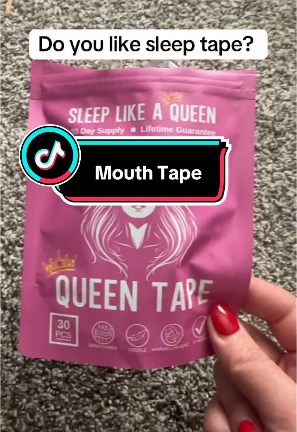 #sleeptape #queentape #tiktokshopholidayhaul #tiktokshopcreatorpicks 