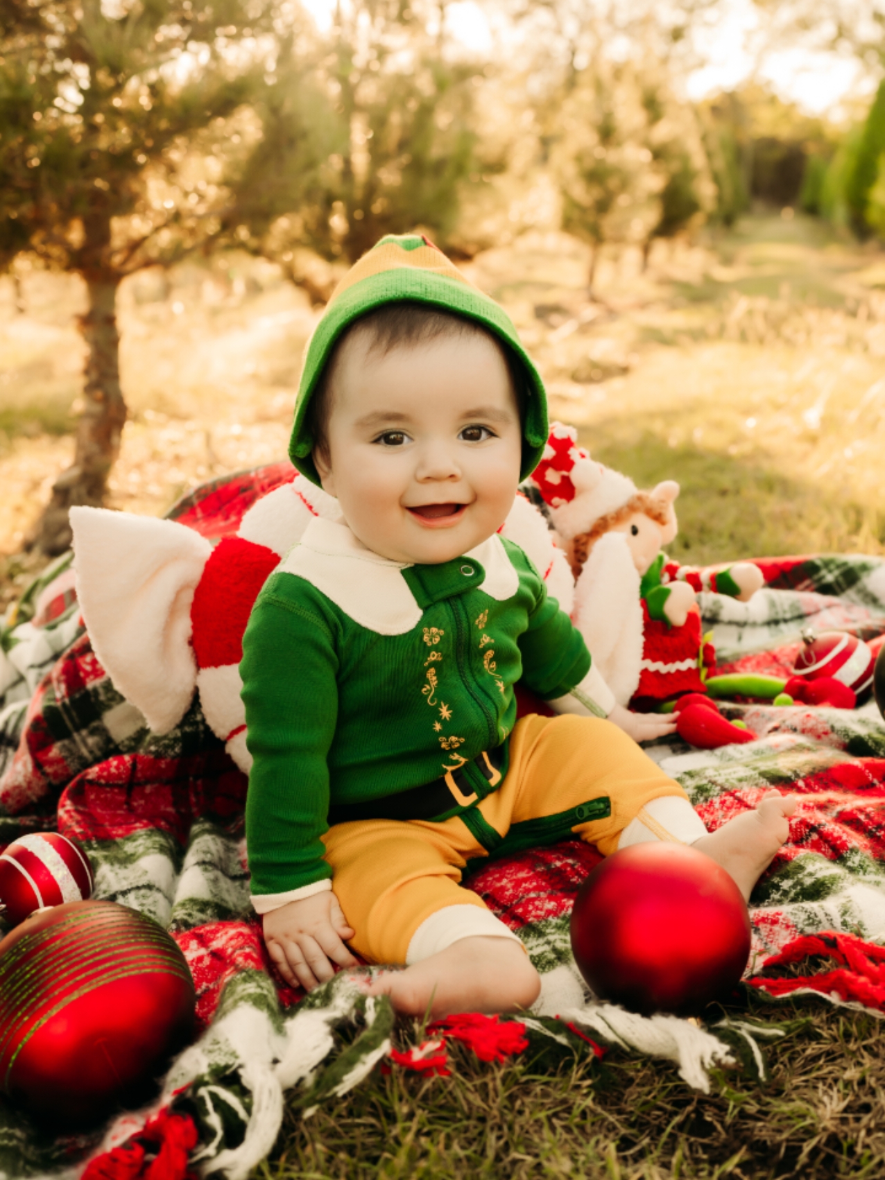 Baby Quinn's First Christmas dressed as Buddy the Elf!🎅🎄 #babysfirstchristmas #photography #christmas #christmasmagic #firstchristmas #christmastreefarm #texasphotographer #sanantoniophotographer #satxphotography #satxphotographer #christmasphotography #christmasphotos #buddytheelf #elf #elfmovie #photographersoftiktok 