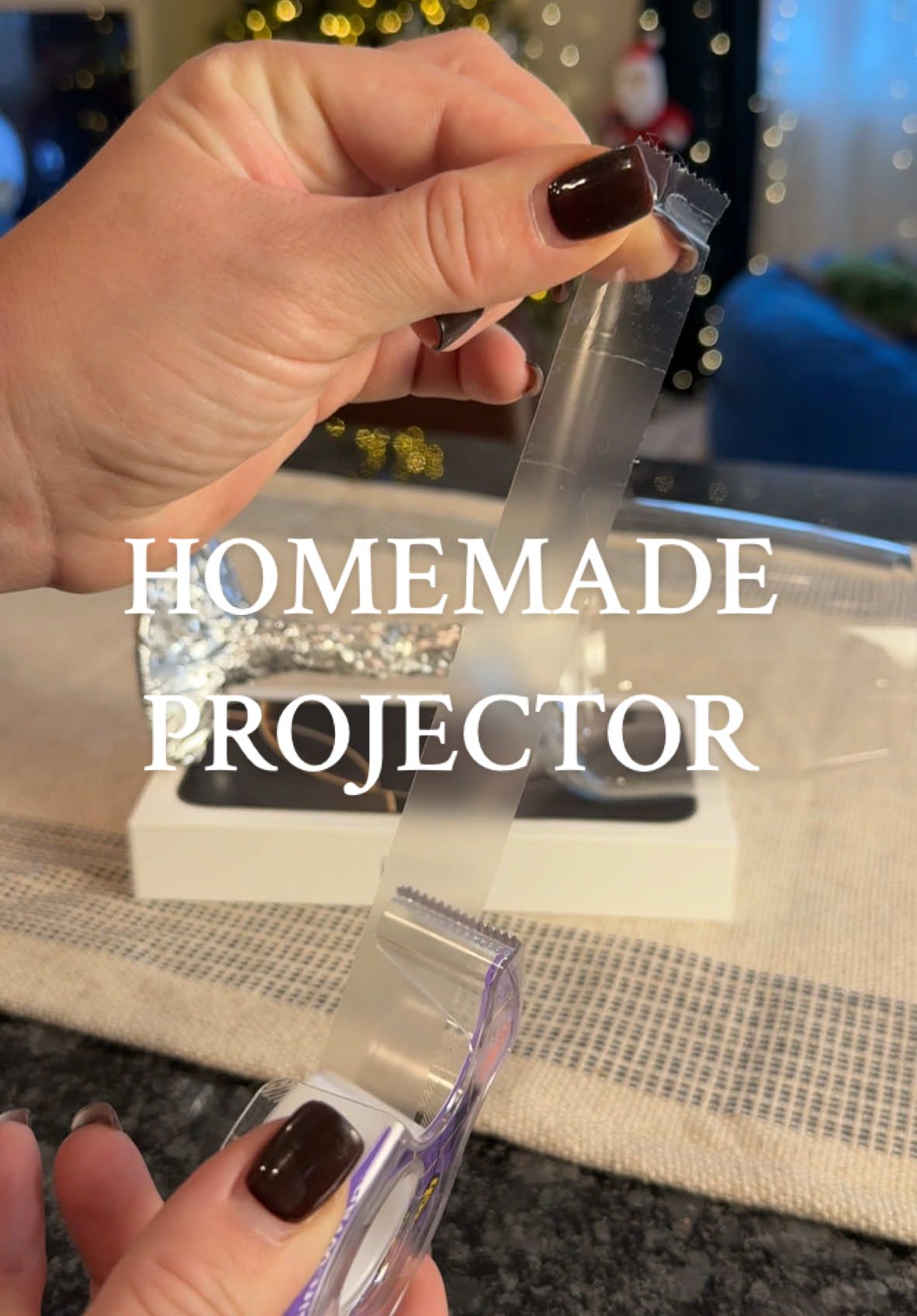 HOMEMADE PROJECTOR 📽️ I wish I Knew that sooner 😱 Reall ir fake???  #DIY #diyproject #homemade #hacks #magic #magictrick #magictricks #fypage 