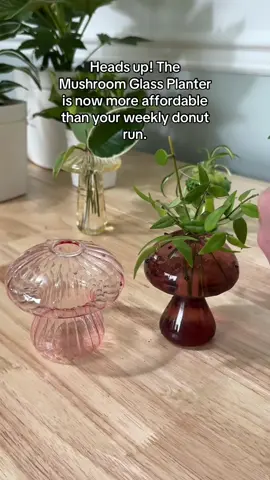 vintage-inspired glass mushroom #cottagecore #fairycore #fairycoreaesthetic #fairygarden #chritsmasgift #tiktokshopholidayhaul #falldealsforyou #tiktokmademebuyit 