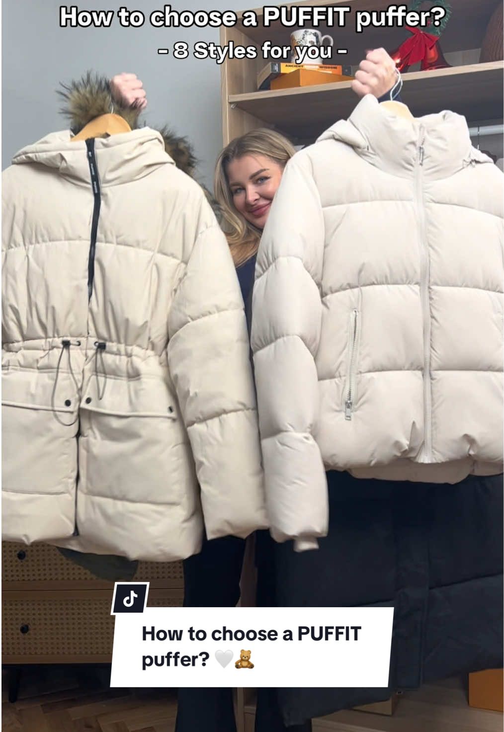 🤍You could find a perfect puffer jacket at PUFFIT anyway!! Grab Yours Now😍❄️ #puffit #TikTokFashion #tiktokmademebuyit #wishlist #fyp #christmas #winterjacket #dealdrops #goodthing #pufferjacket 