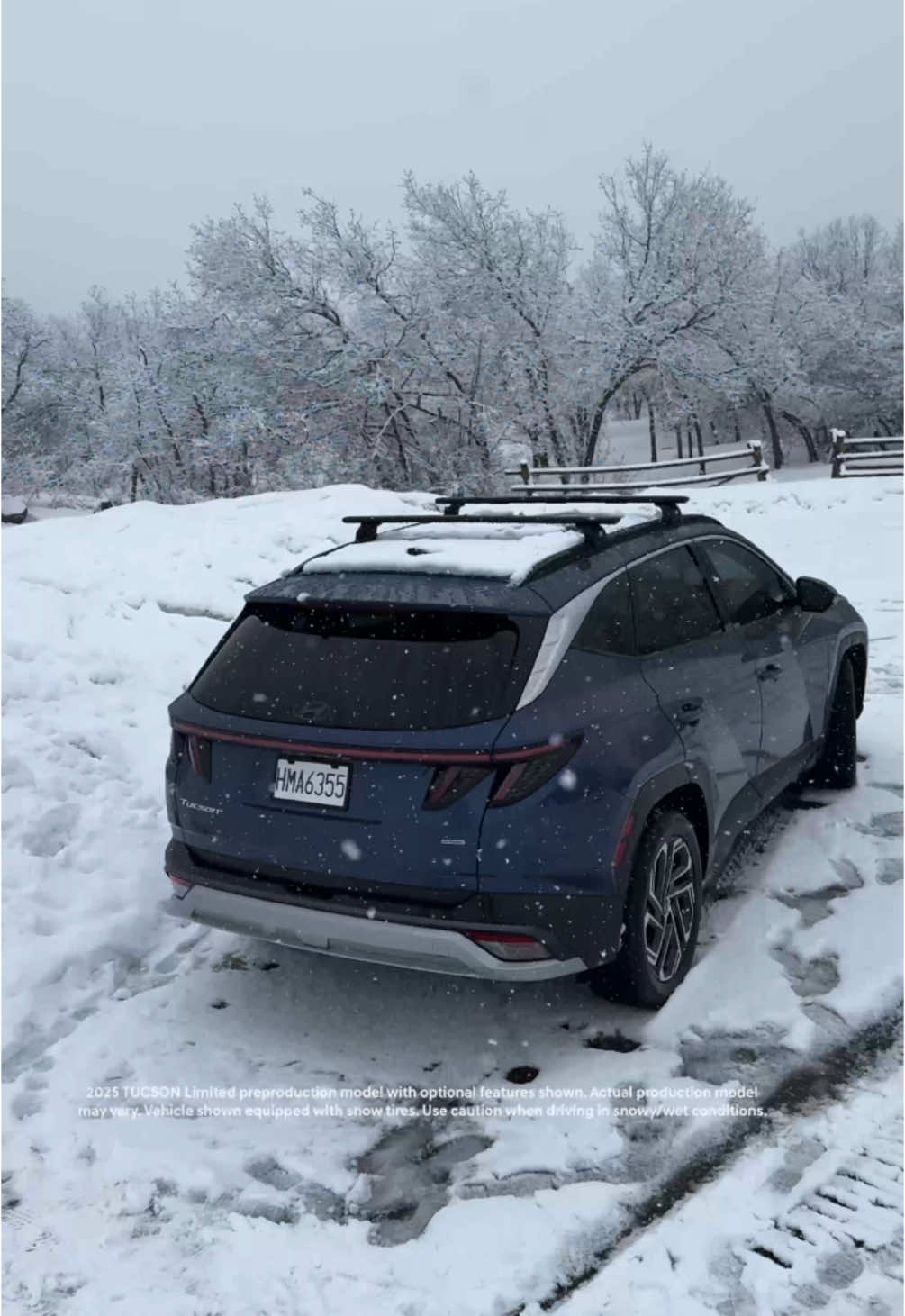 Another day, another sleigh. 😌 #Hyundai #HyundaiTucson #WinterDrive #WinterAdventures 