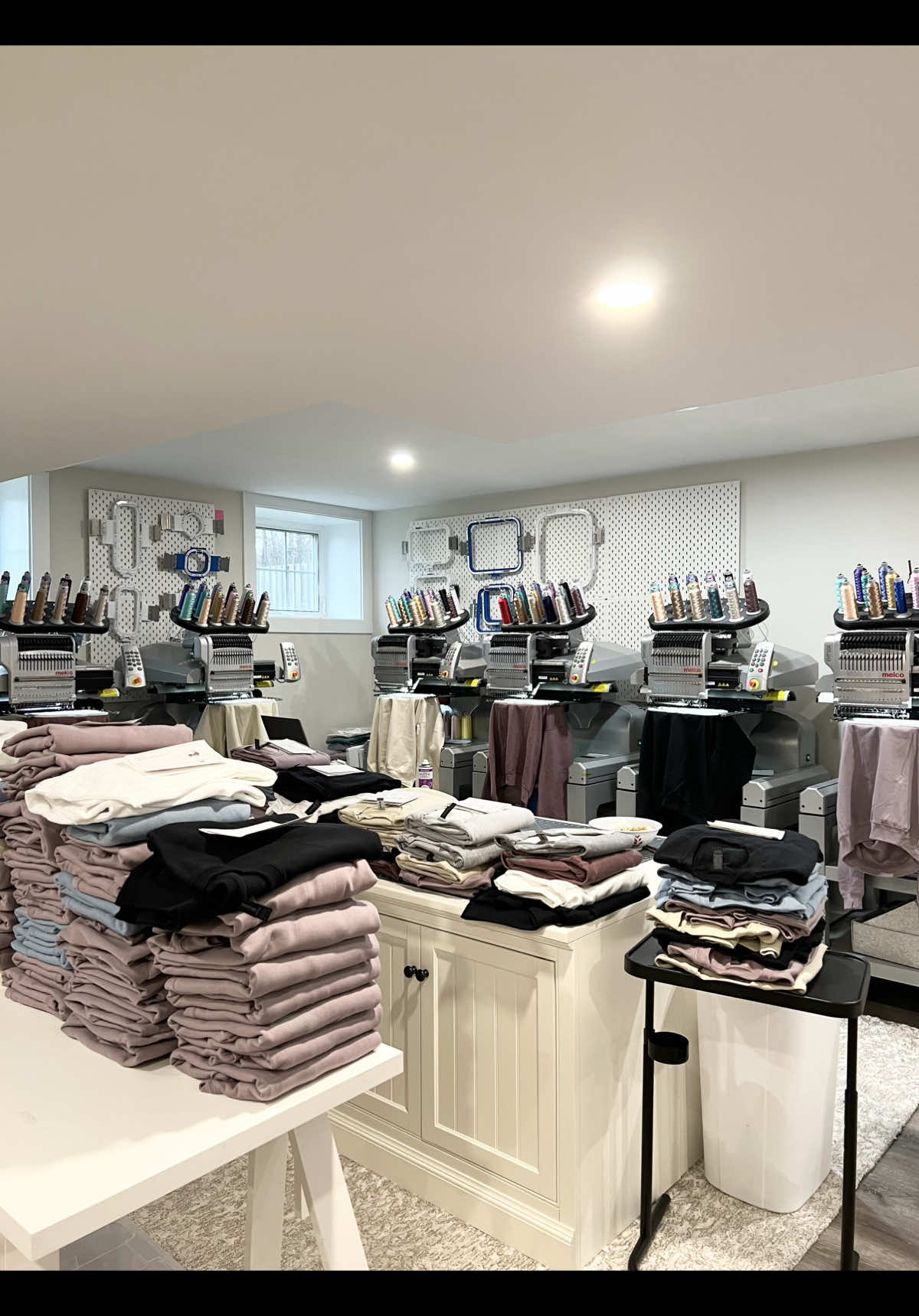 Working hard to get all these orders out :)  #holiday #christmas #SmallBusiness #shopsmallbusiness #embroidery #embroideredsweatshirt #embroidered #sweatshirt #giftforher #embroiderymachine #workmotivation 